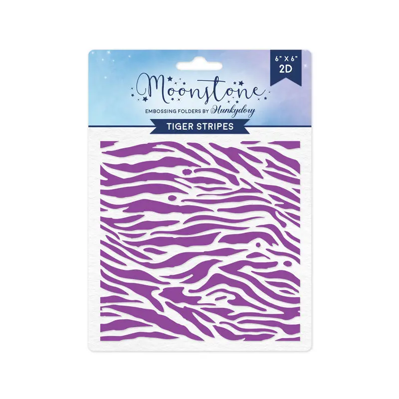 Moonstone Embossing Folders - Tiger Stripes 1