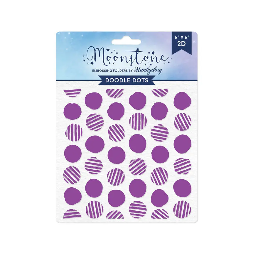 Moonstone Embossing Folders - Doodle Dots 1