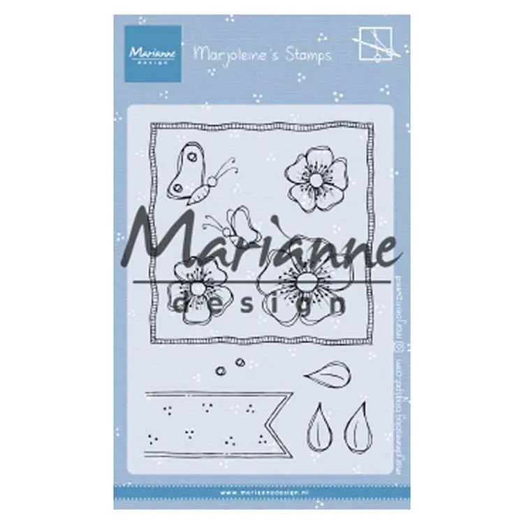 Marianne Design Clear Stamps Marjoleine's Anemones 1