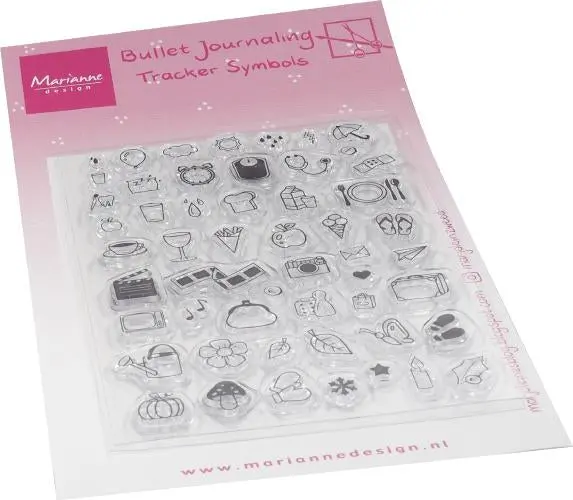 Marjoleine's Bujo - Tracker Symbols Clear Stamps 1