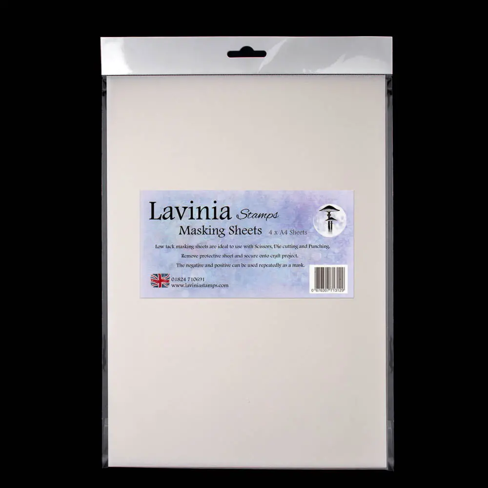 Lavinia Stamps Masking Sheets - 4 X A4 Sheets 1