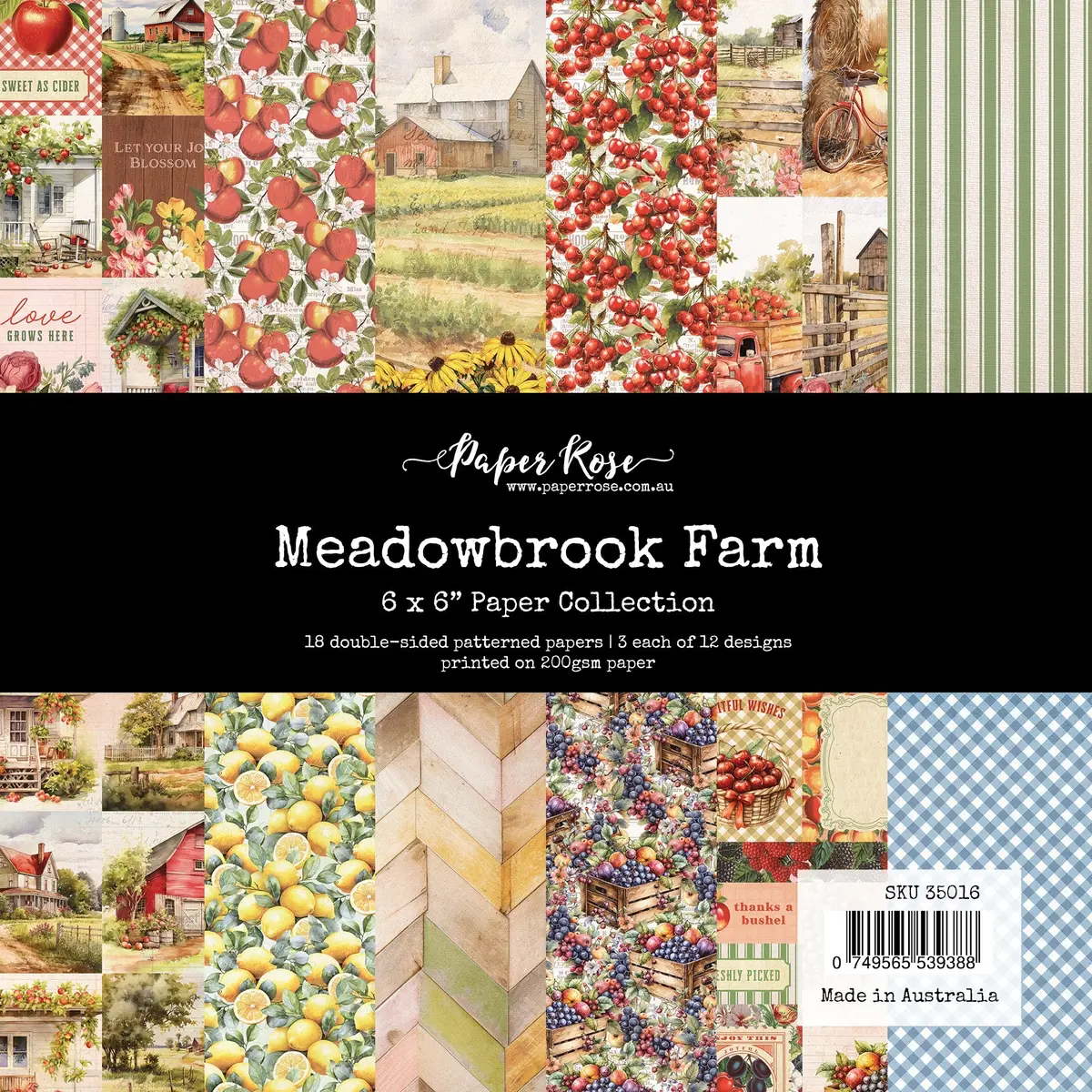 Meadowbrook Farm 6X6 Paper Collection 35016 1