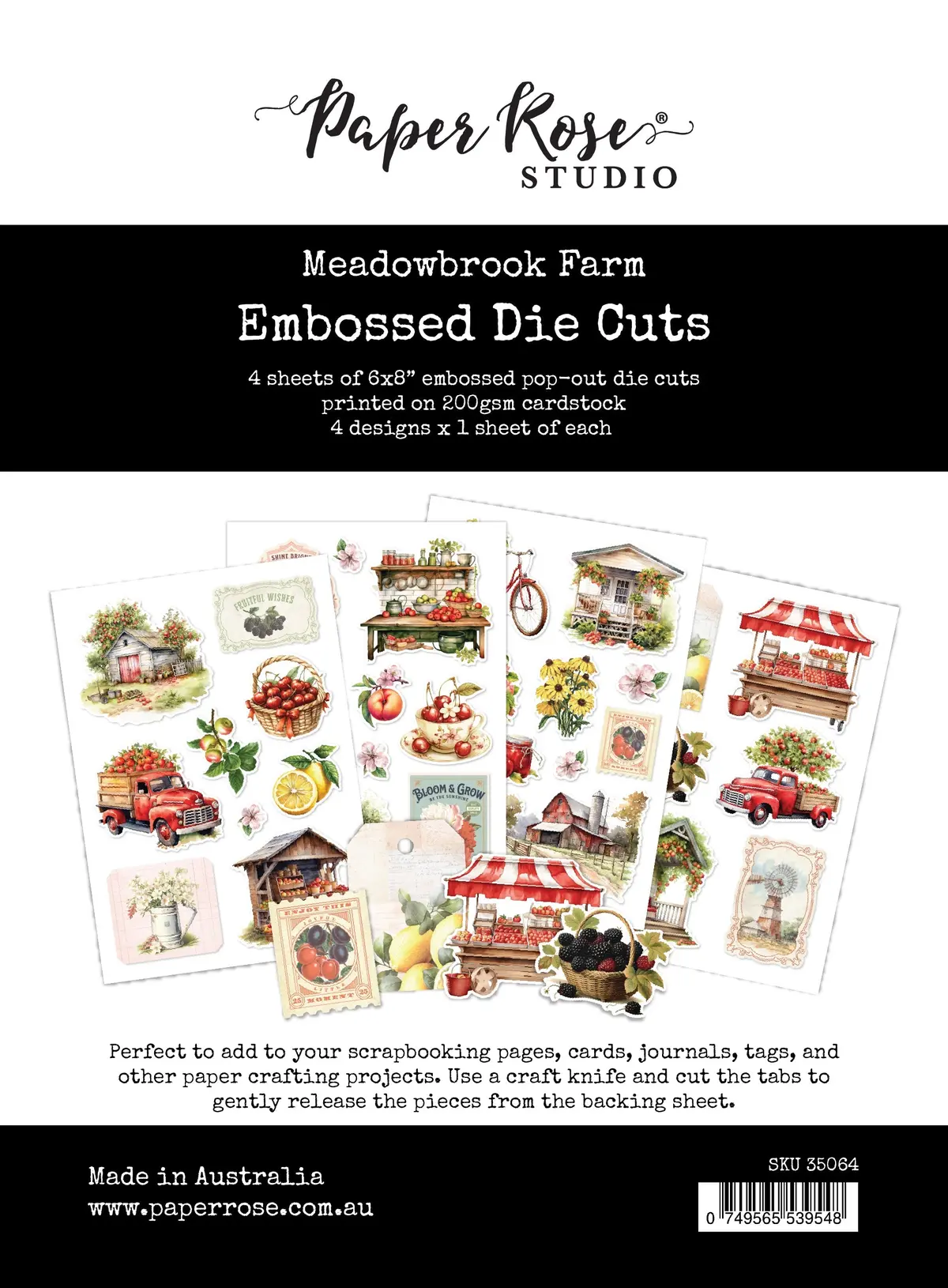 Meadowbrook Farm Embossed Die Cuts 35064 1
