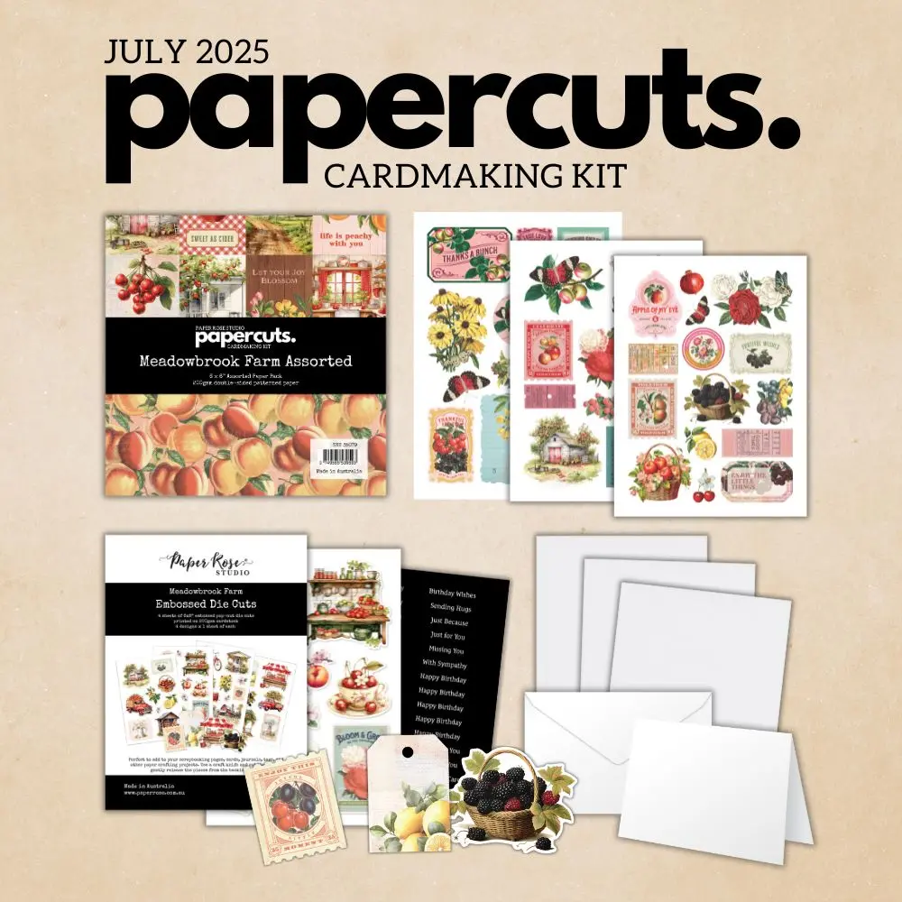 Meadowbrook Farm Papercuts Cardmaking Kit 35079 1