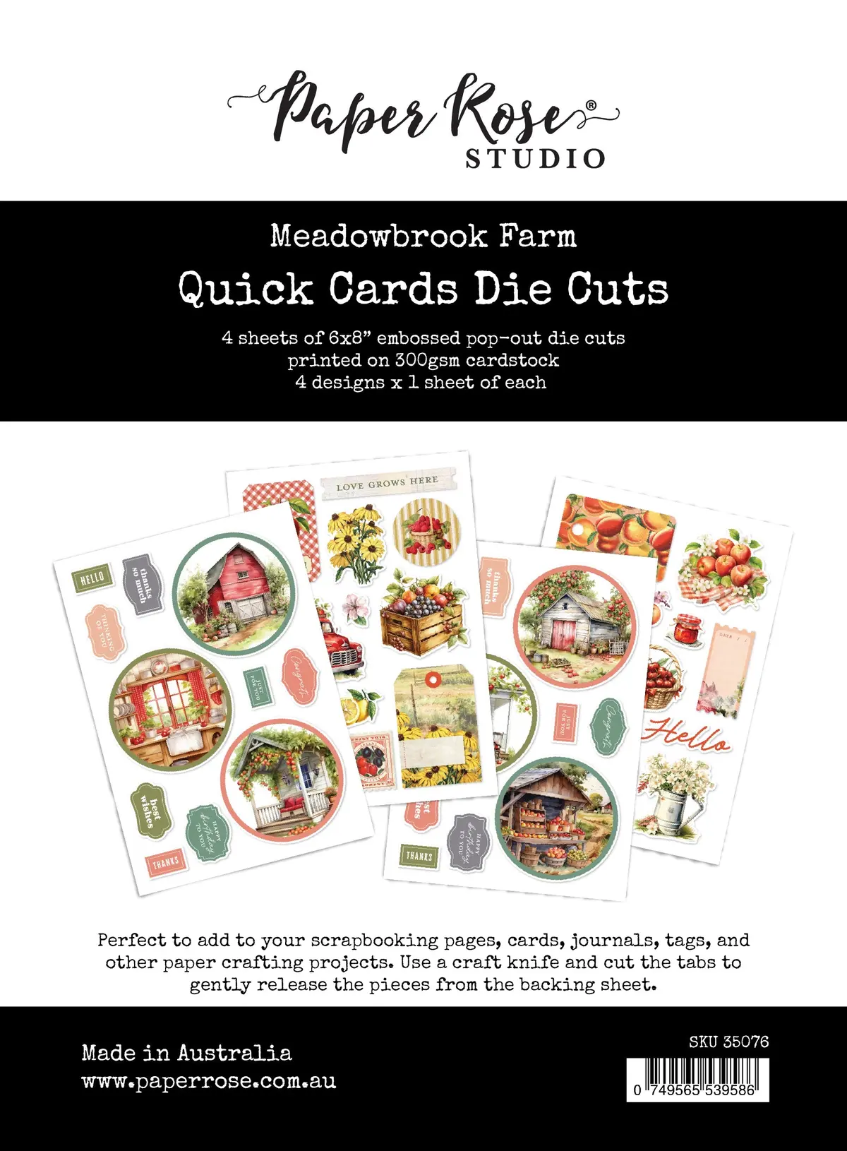 Meadowbrook Farm Quick Card Die Cuts 35076 1