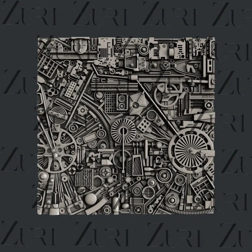 Zuri Designs Mechanical Jumble 1