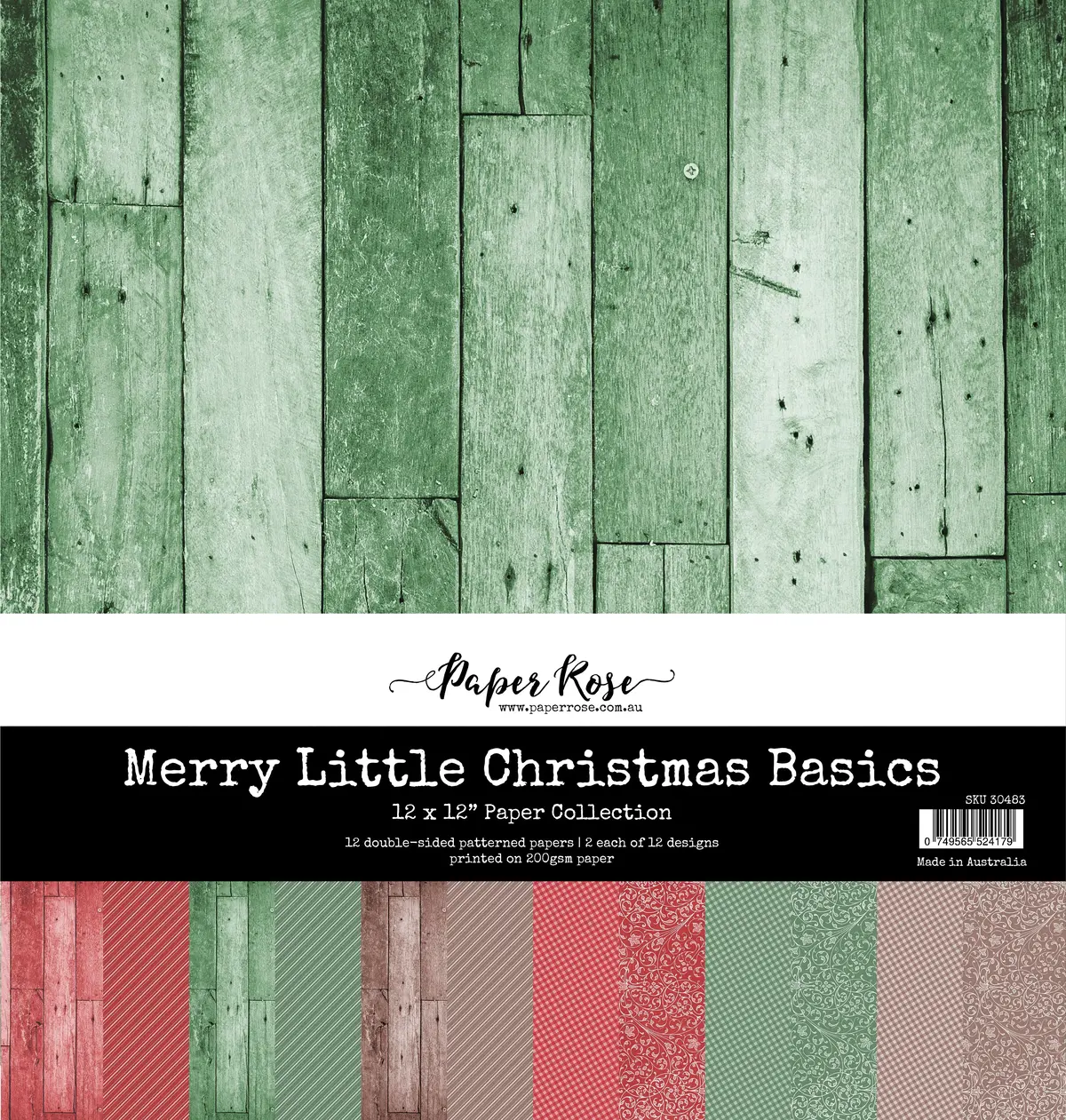 Merry Little Christmas Basics 12X12 Paper Collection 30483 1