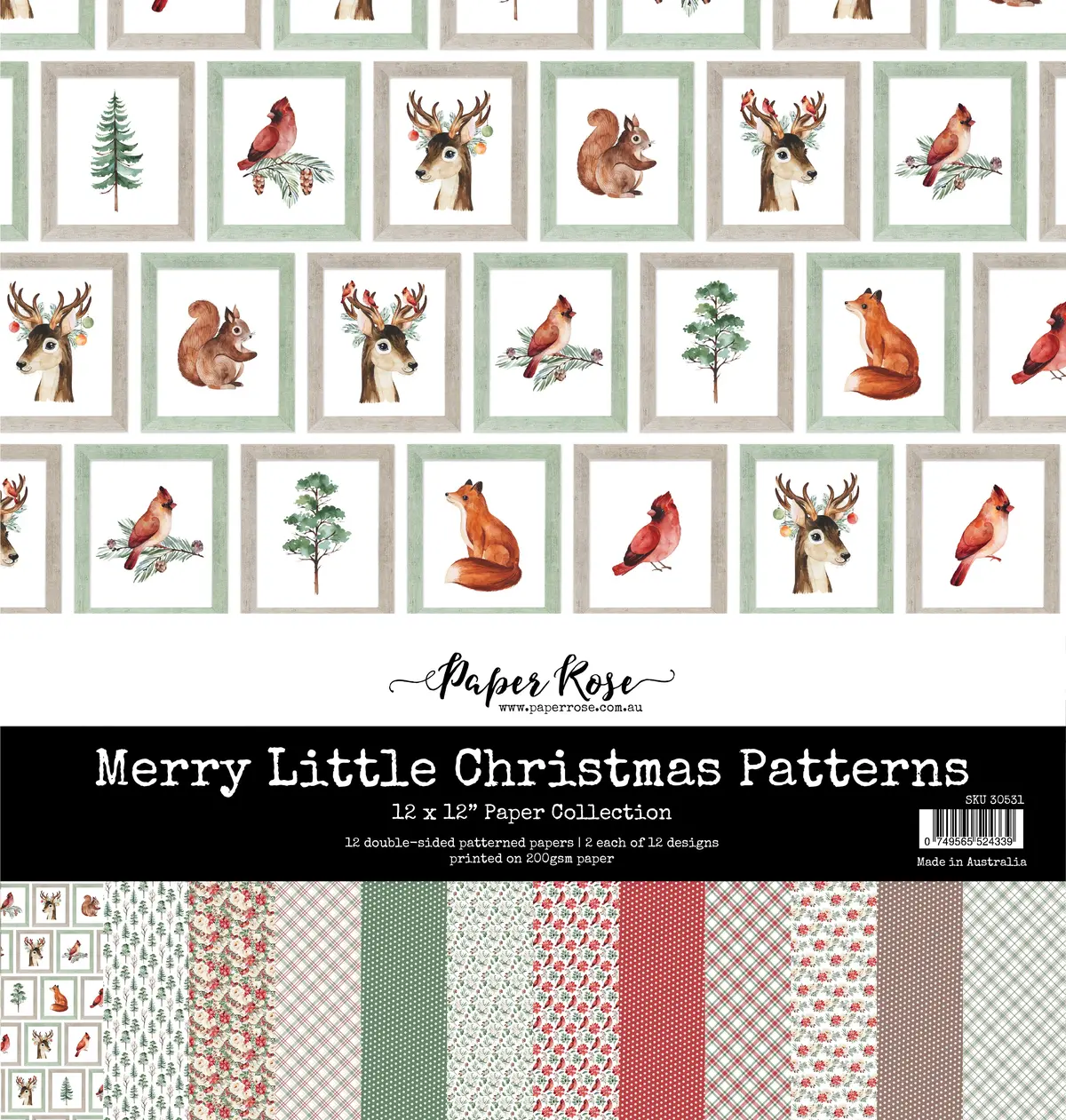 Merry Little Christmas Patterns 12X12 Paper Collection 30531 1