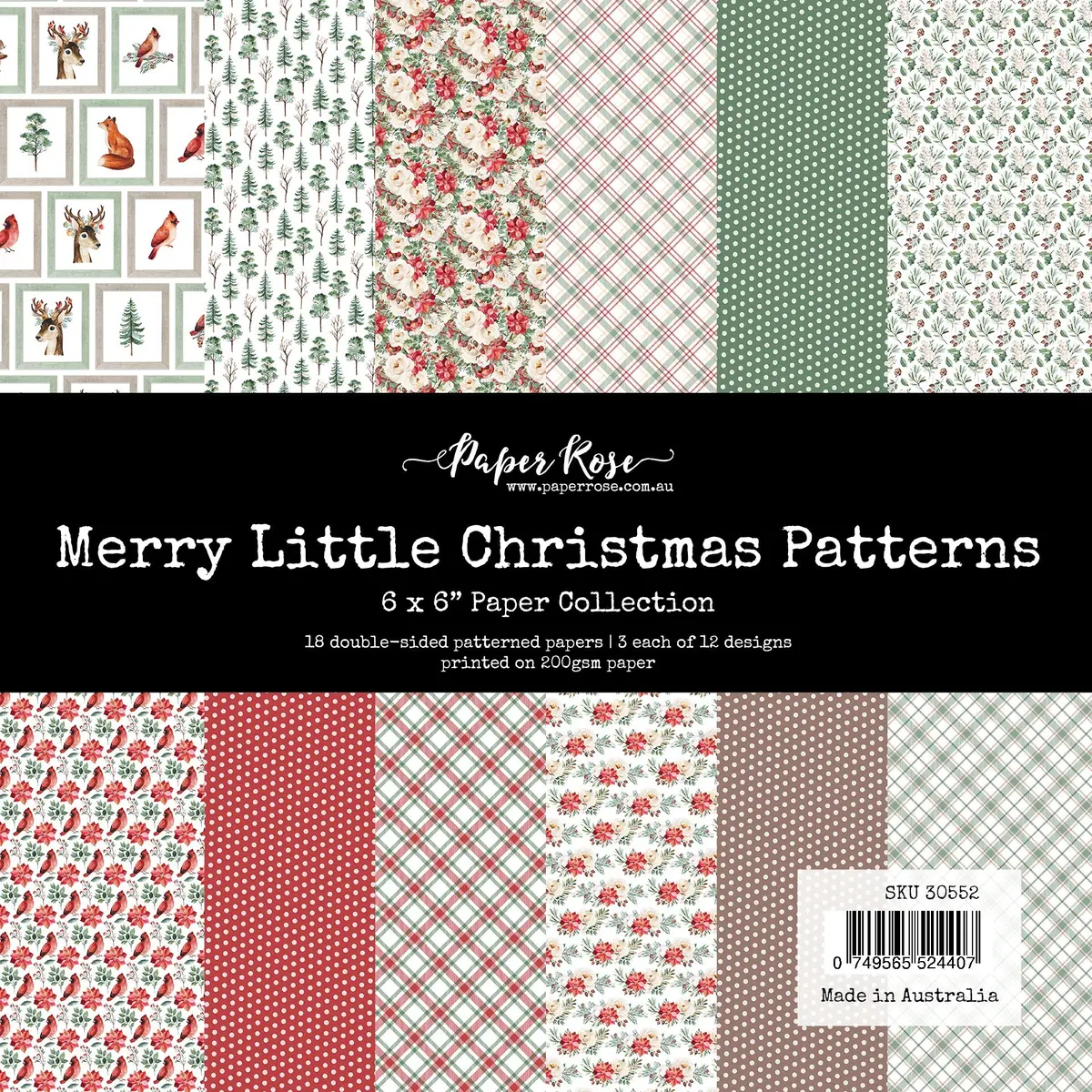 Merry Little Christmas Patterns 6X6 Paper Collection 30552 1