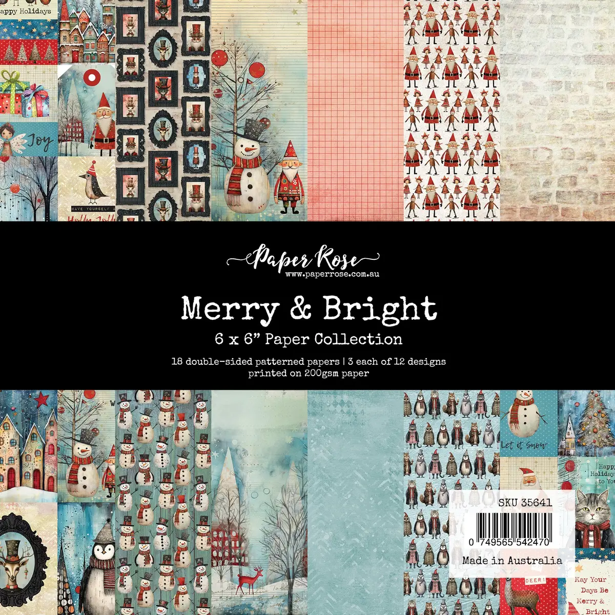 Merry And Bright 6X6 Paper Collection 35641 1