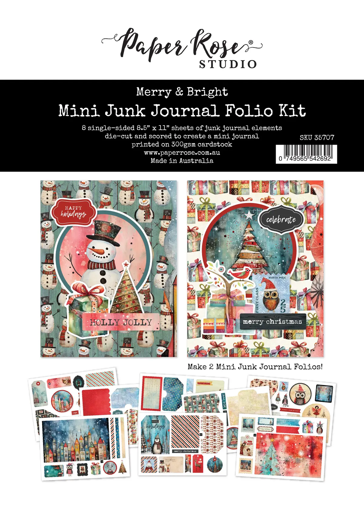 Merry And Bright Mini Folio Kit 35707 1