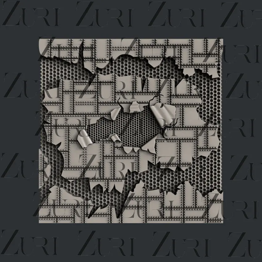 Zuri Designs Metal Plate 1