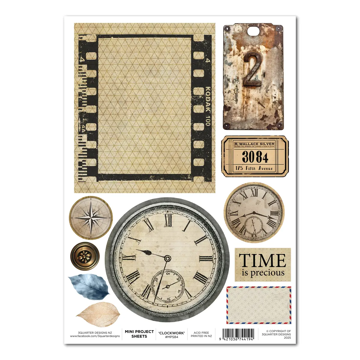 3Quarter Designs Eclectic Clocks - Mini Project Sheet 1