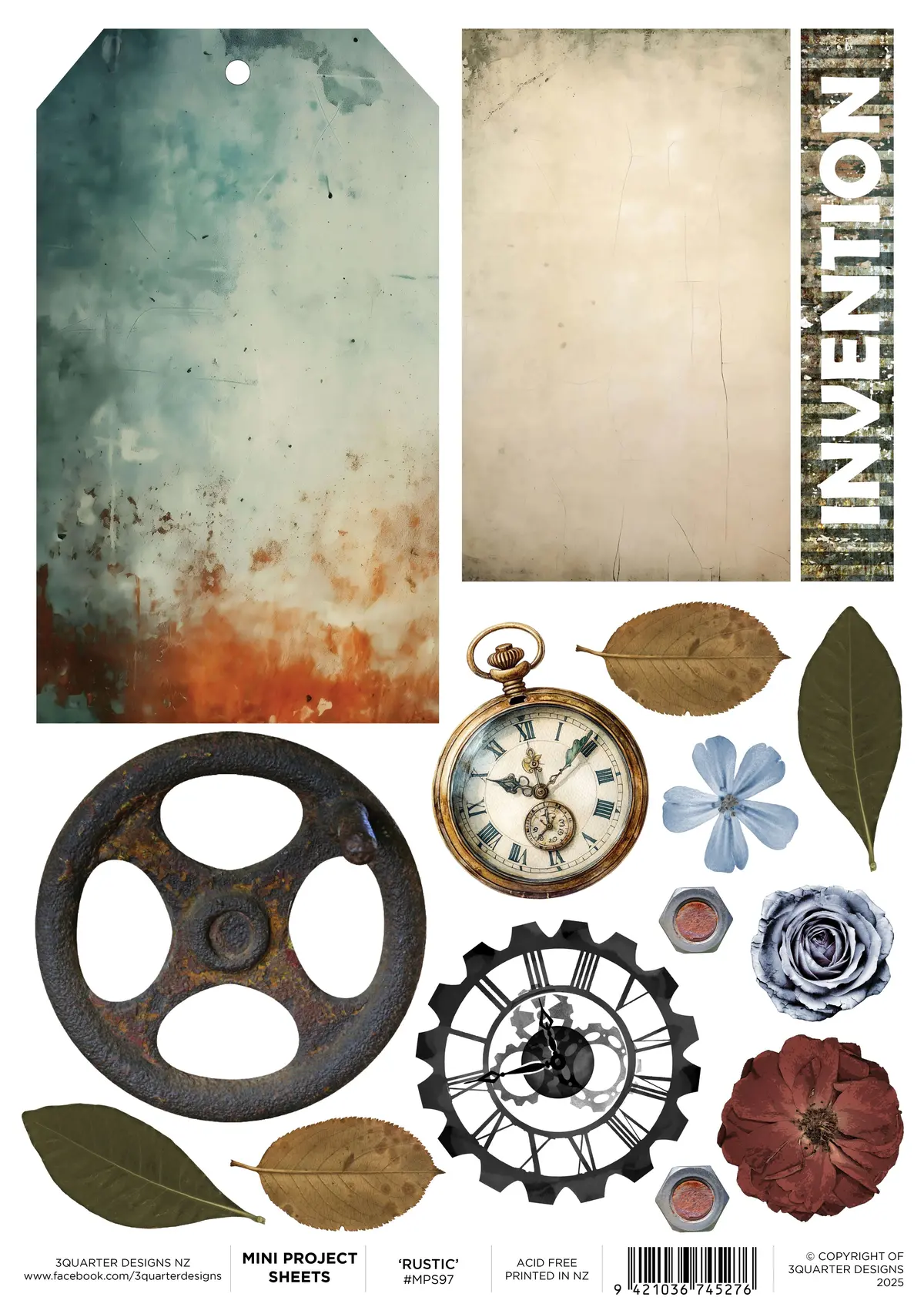 3Quarter Designs Rustic Tinkerer - Mini Project Sheet 1