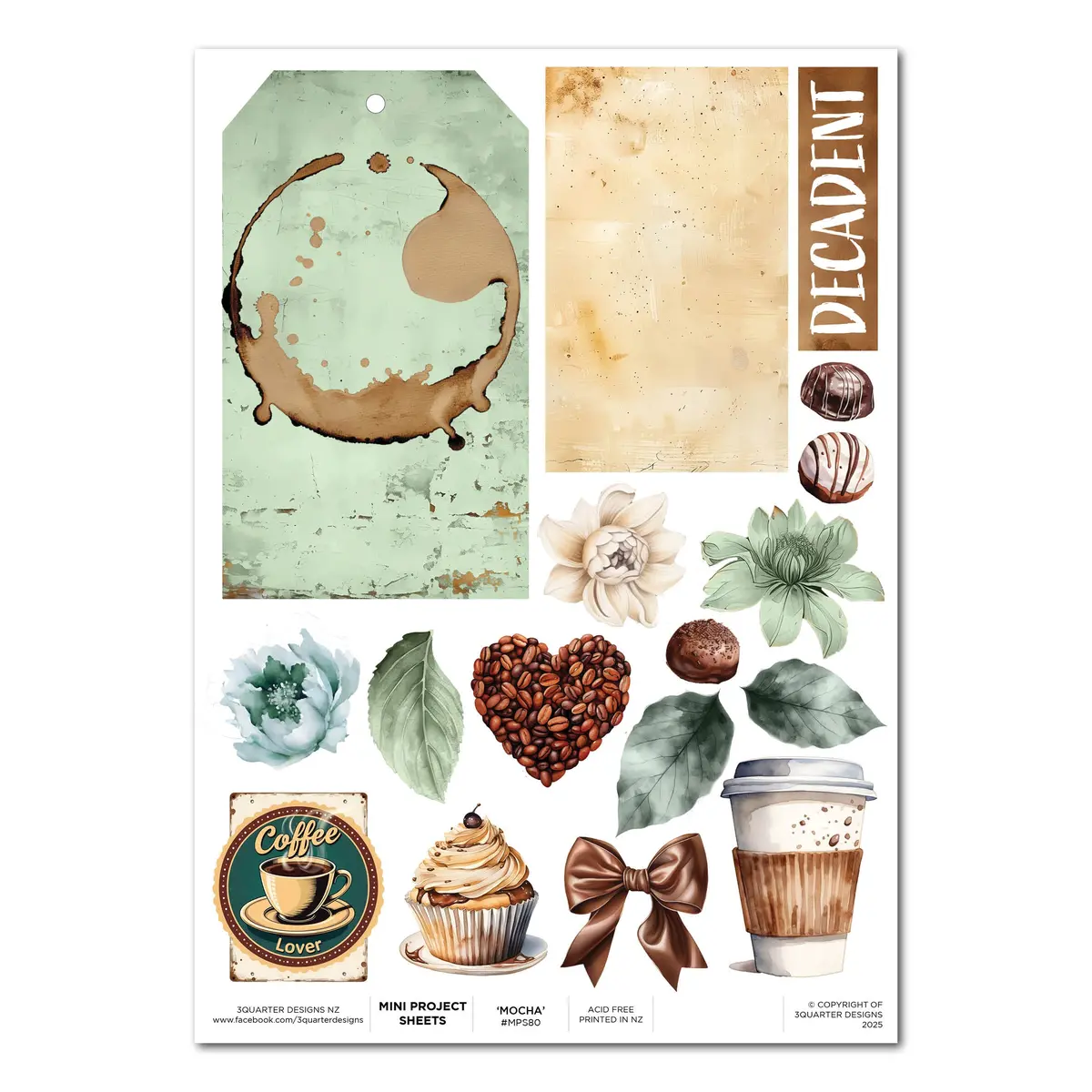 3Quarter Designs Mocha Fix - Mini Project Sheet 1