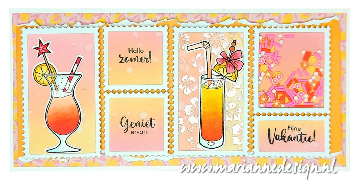 Marianne Design 6X12 Cardstock - Fresh Lemonade 2