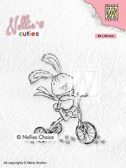 Nellie's Cuties Clear Stamp Javi With Full Speed 1