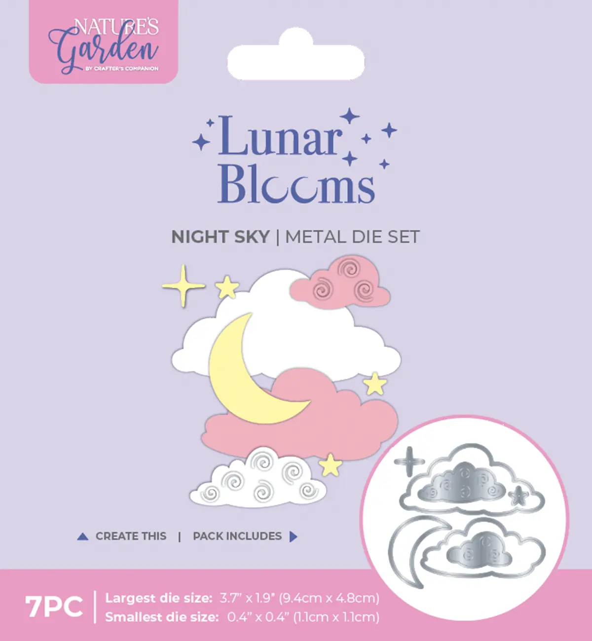 Natures Garden Lunar Blooms Metal Dies - Night Sky 1