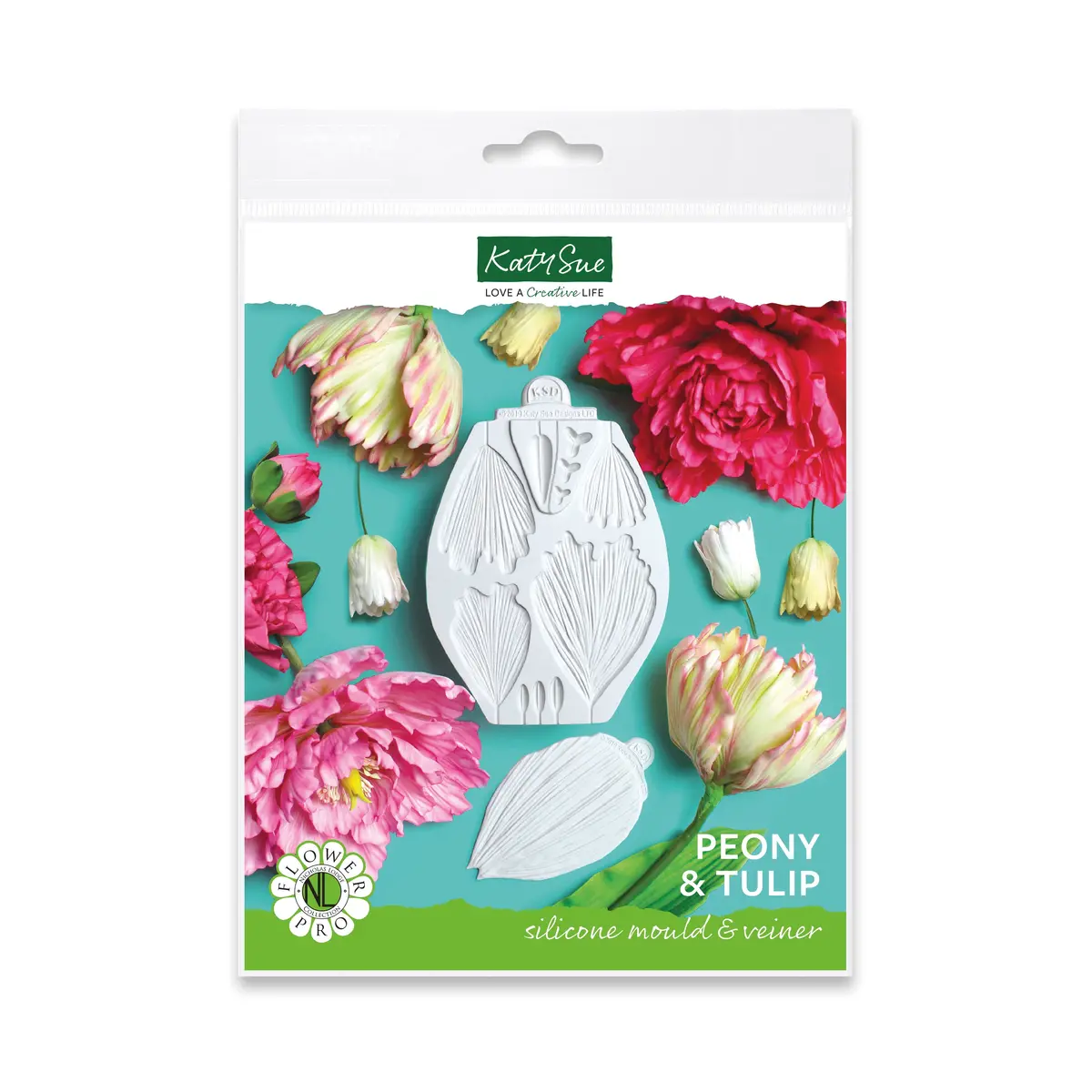 Flower Pro Peony / Tulip Silicone Mould And Veiner 1