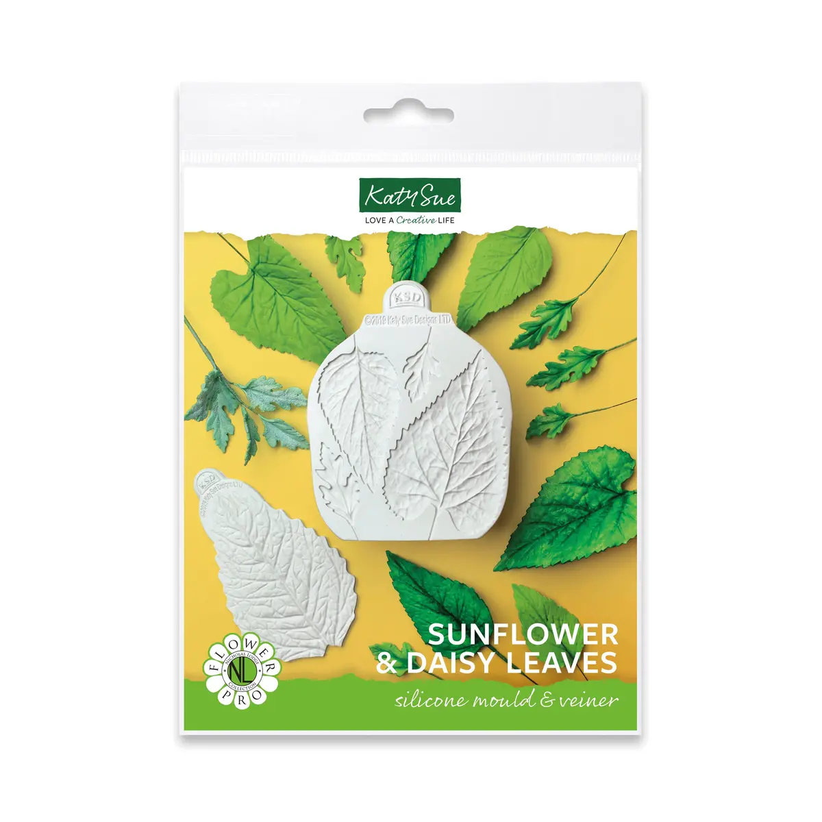 Flower Pro Sunflower / Daisy Leaves Silicone Mould And Veiner 1