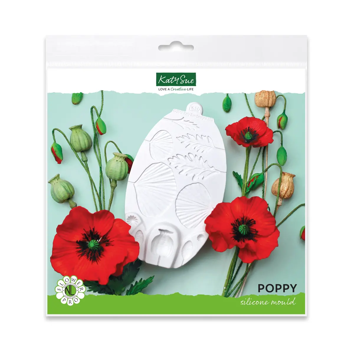 Flower Pro Poppy Silicone Mould 1