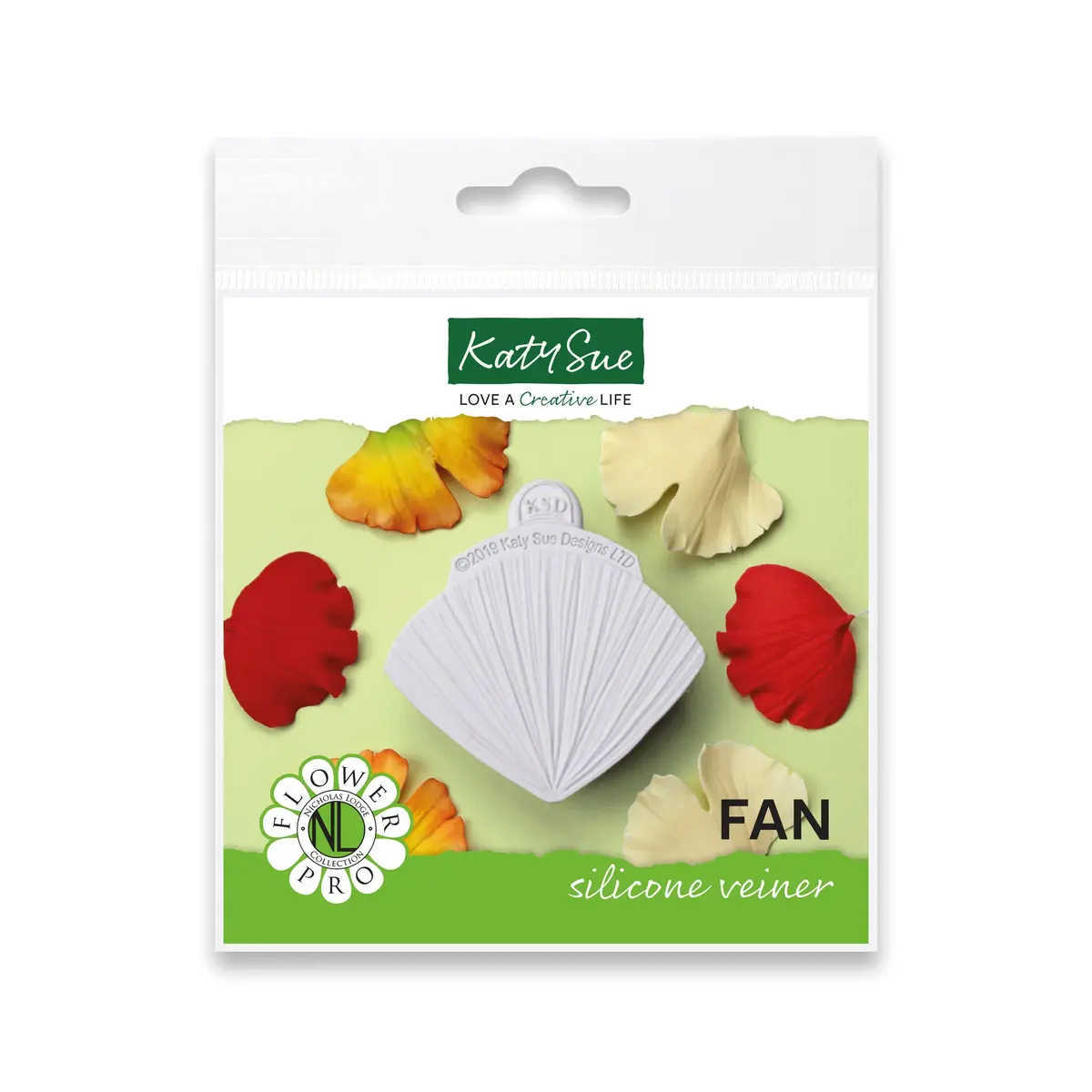 Flower Pro Fan Silicone Mould Veiner 1