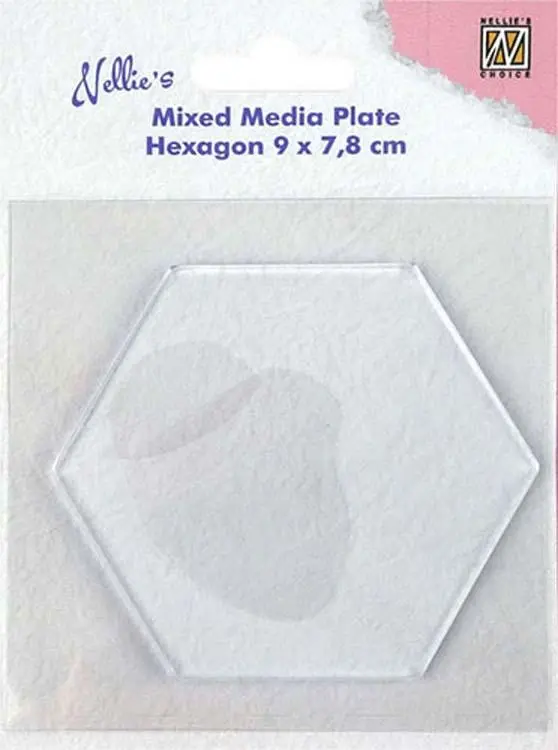 Nellie's Choice - Mixed Media Plate Hexagon 1