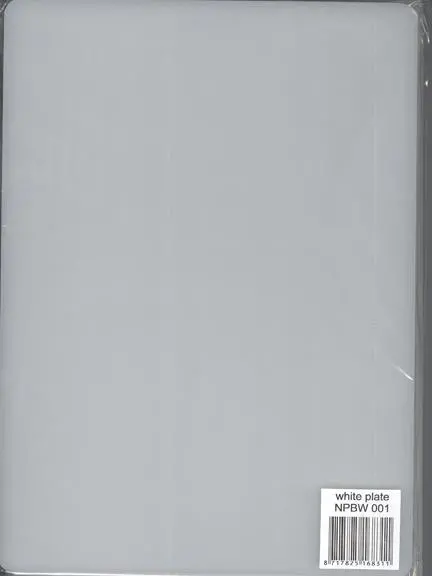 White Base Replacement Plate (A4) For The Pressboss Pro 1