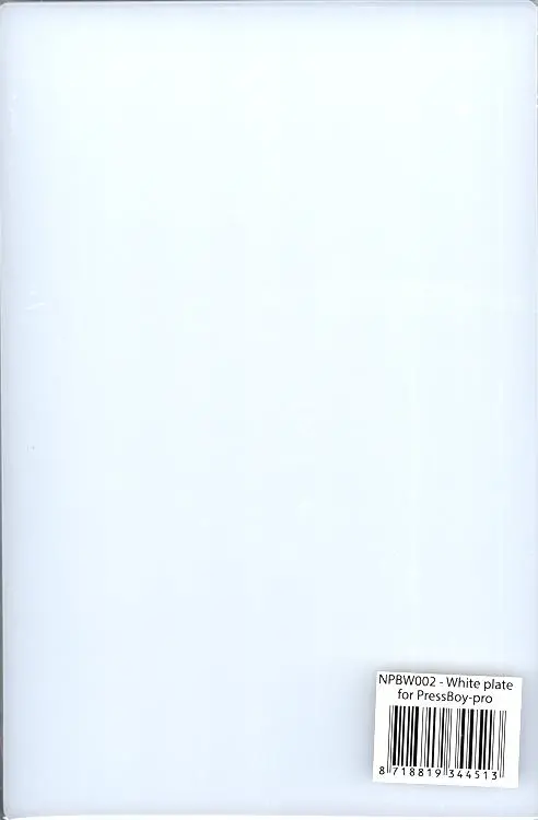 White Base Plate A5 For The Pressboy 1