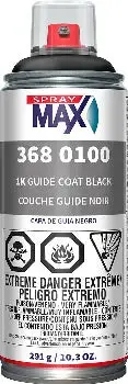 Spraymax 1K Guide Coat Black 1