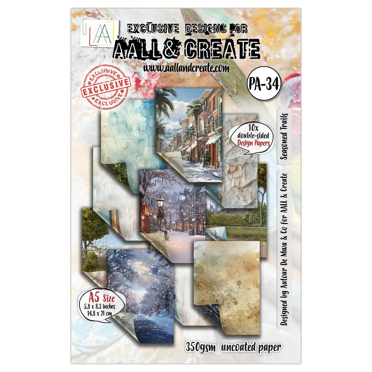 Aall And Create - A5 Design Paper - Seasoned Trails 1