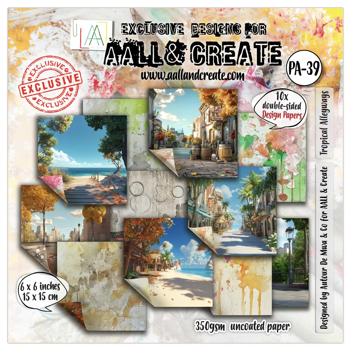 Aall And Create - 6X6 Design Paper - Tropical Alleyways 1