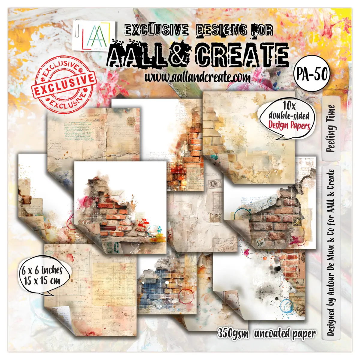 Aall And Create - 6X6 Design Paper - Peeling Time 1