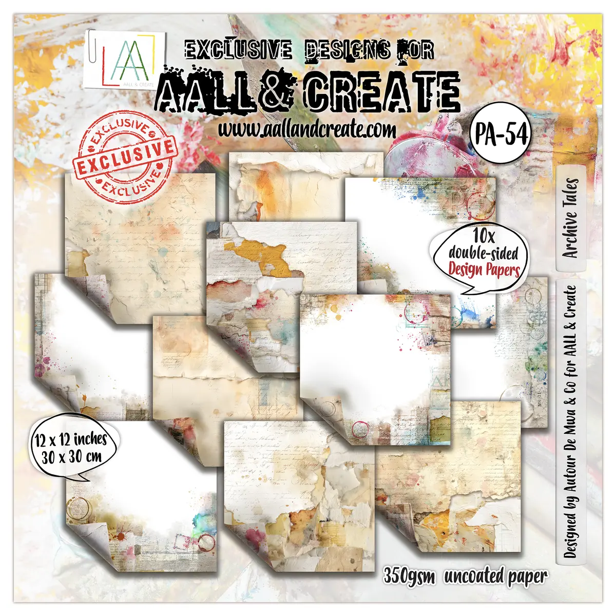 Aall And Create - 12X12 Design Paper - Archive Tales 1
