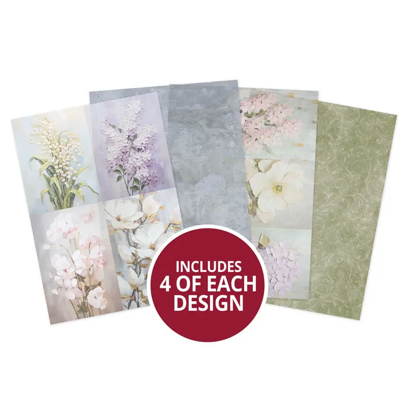 Painted Petals Printed Parchment 1