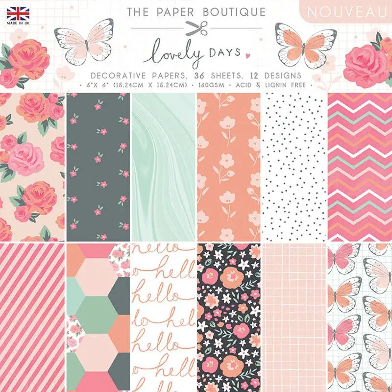 The Paper Boutique Lovely Days 6X6 Paper Pad 1