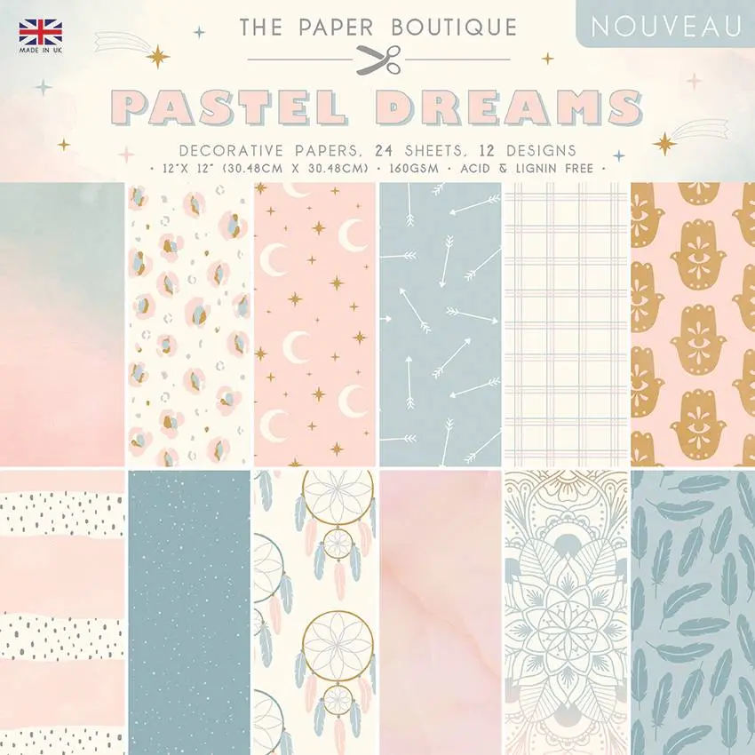 The Paper Boutique Pastel Dreams 12X12 Paper Pad 1