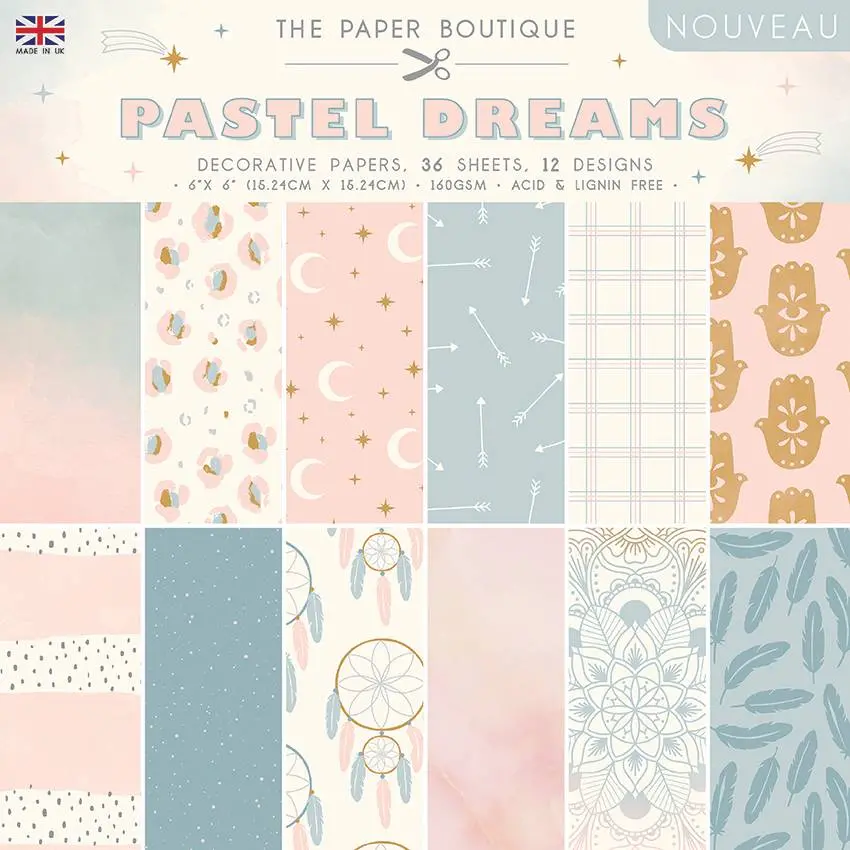 The Paper Boutique Pastel Dreams 6X6 Paper Pad 1