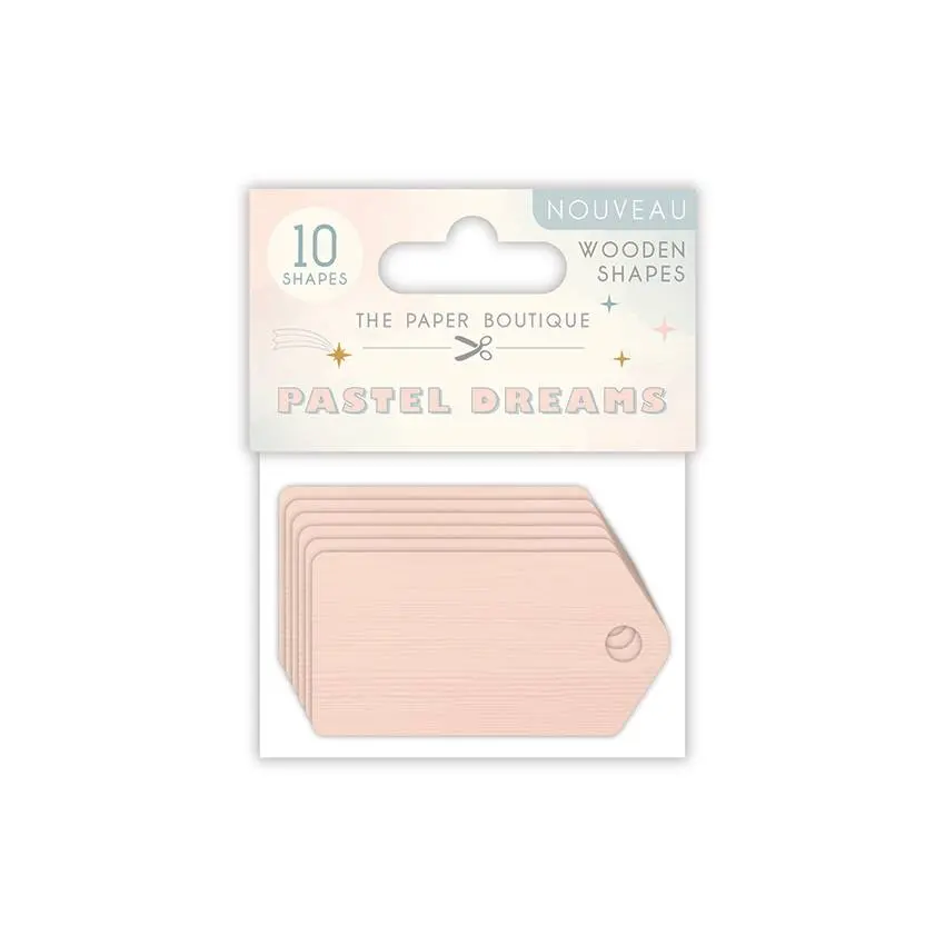 The Paper Boutique Pastel Dreams Wooden Shapes 1
