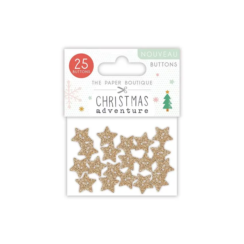 The Paper Boutique Christmas Adventure Buttons 1