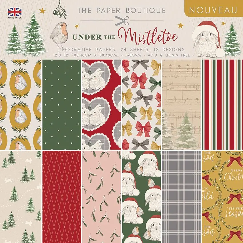 The Paper Boutique Under The Mistletoe 12X12 Paper Pad 1