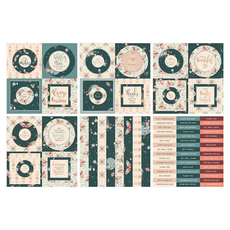 The Paper Boutique Perfect Partners - Moon Meadows 8X8 Toppers 2