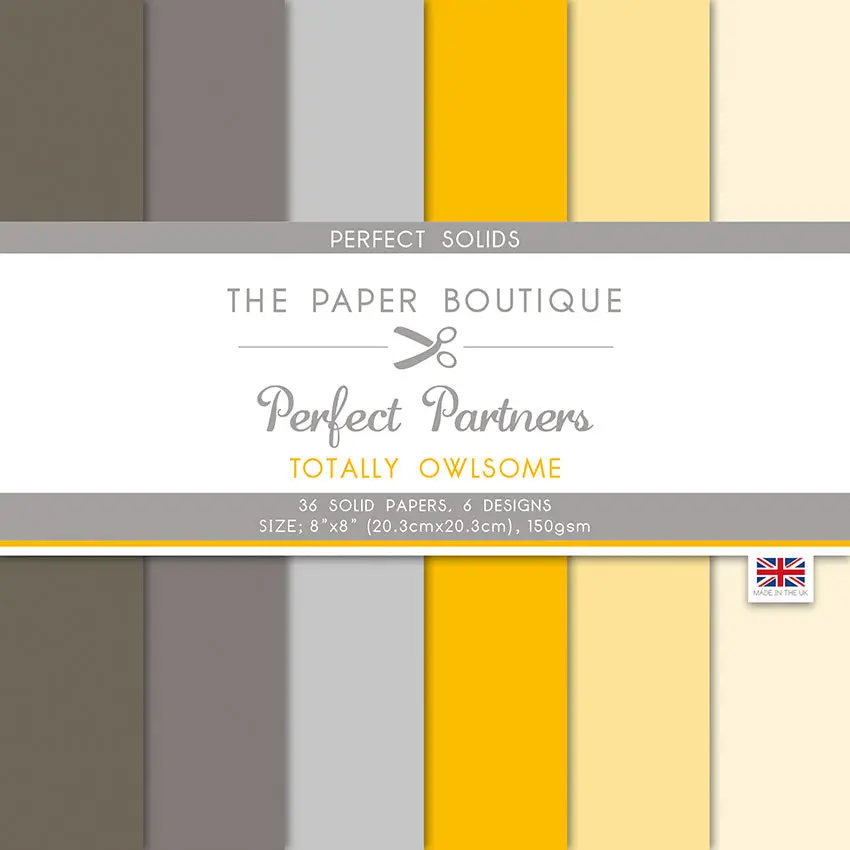 The Paper Boutique Perfect Partners Totally Owlsome 8 In X 8 In Colours 1
