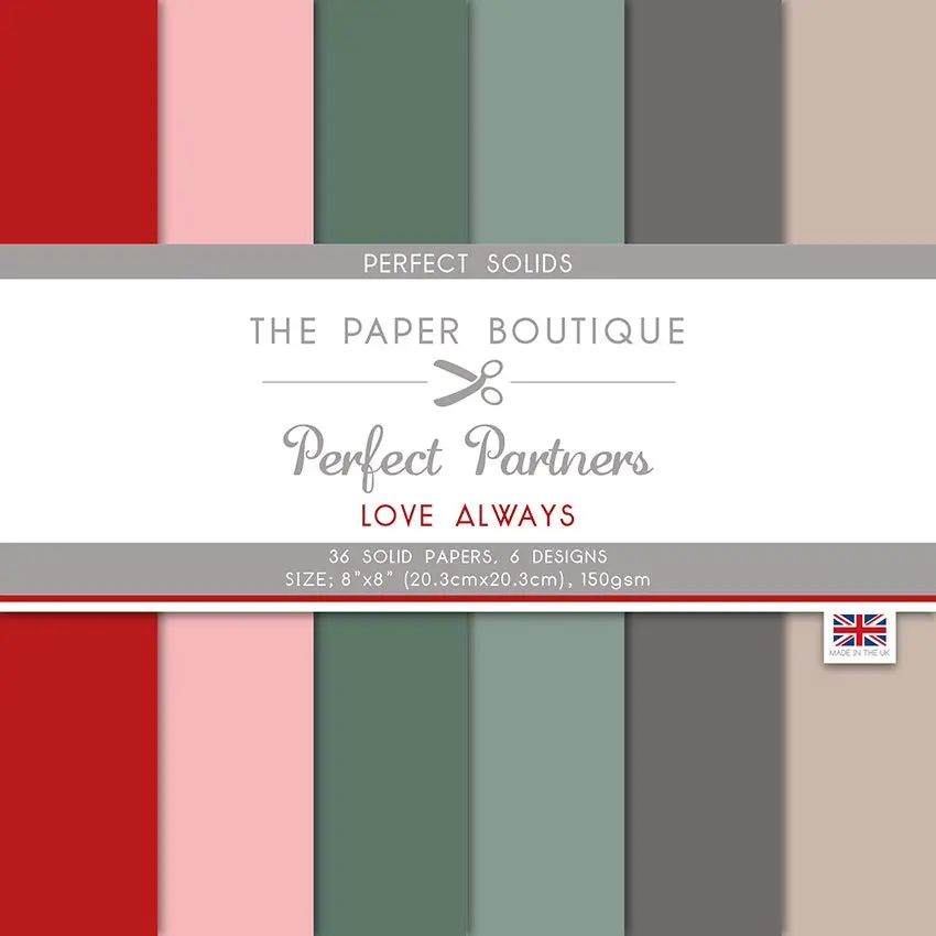 The Paper Boutique Perfect Partners Love Always 8 In X 8 In Colours 1