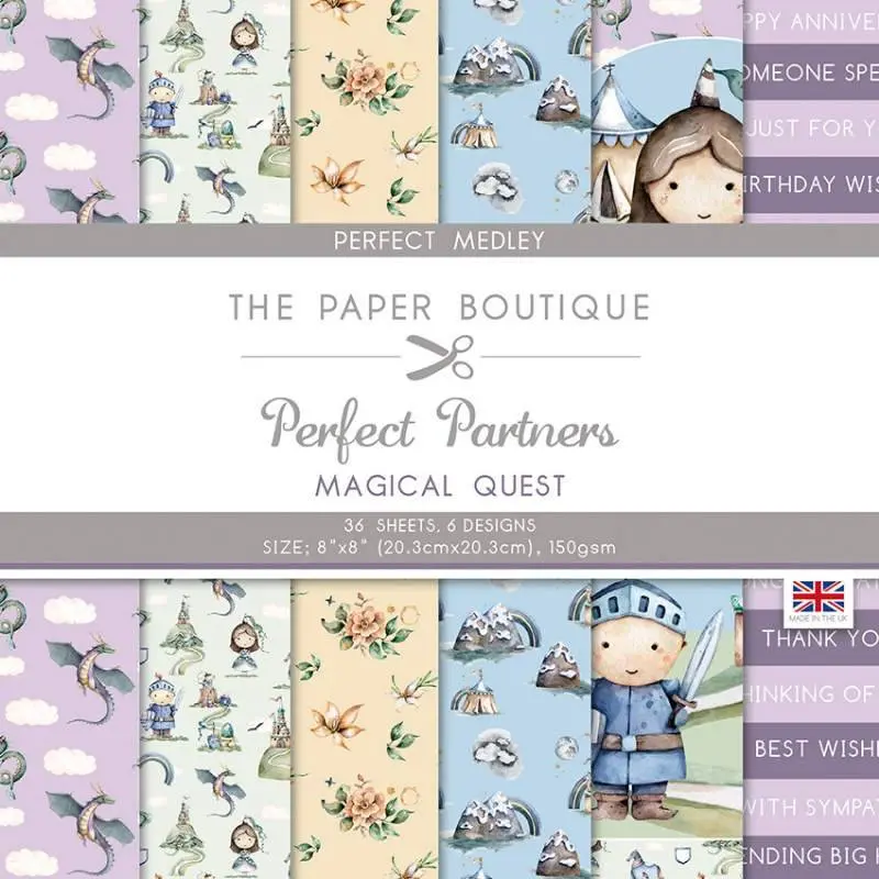 The Paper Boutique Perfect Partners - Magical Quest 8 In X 8 In Medley 1