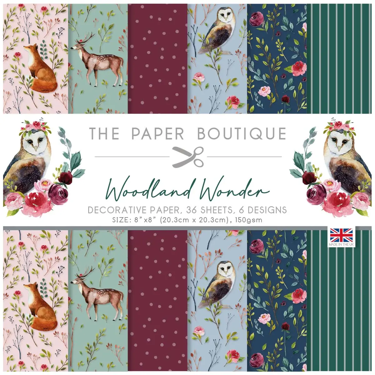 The Paper Boutique Woodland Wonder 8X8 Paper Pad 1