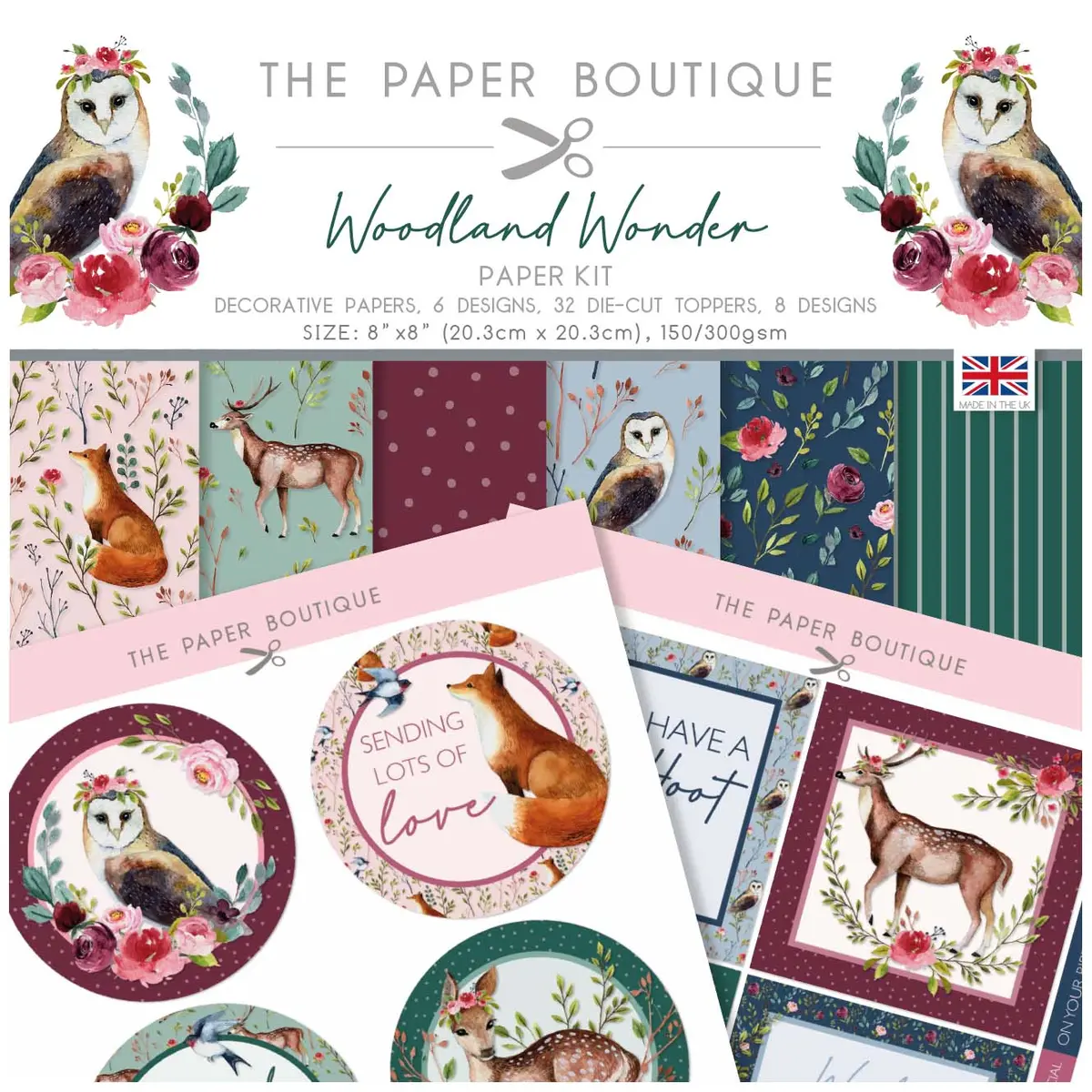 The Paper Boutique Woodland Wonder Paper Kit 1