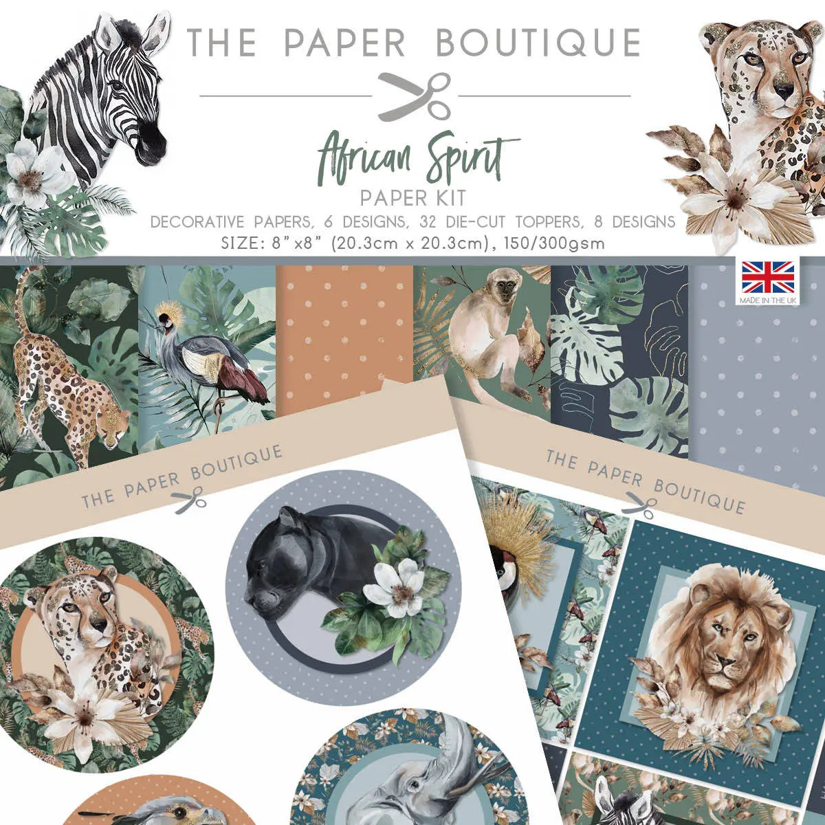 The Paper Boutique African Spirit Paper Kit 1
