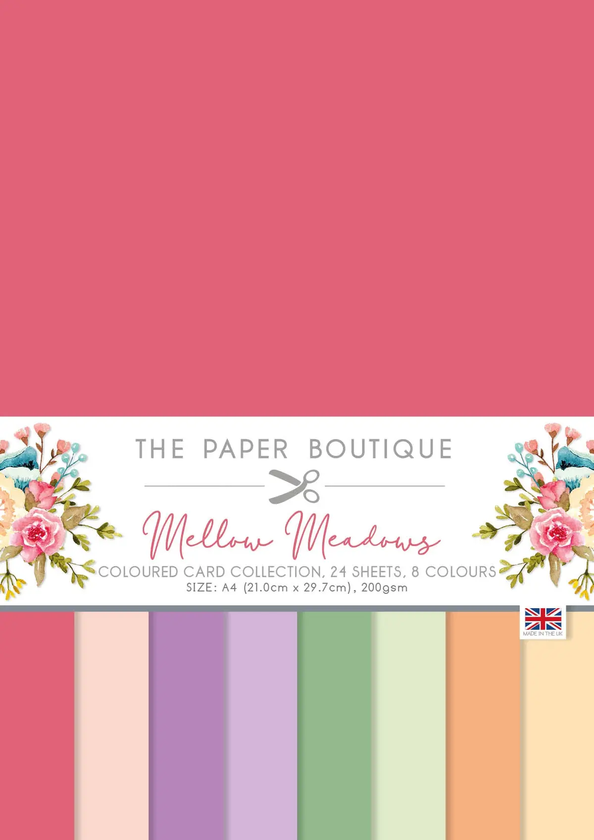 The Paper Boutique Mellow Meadows Colour Card Collection 1