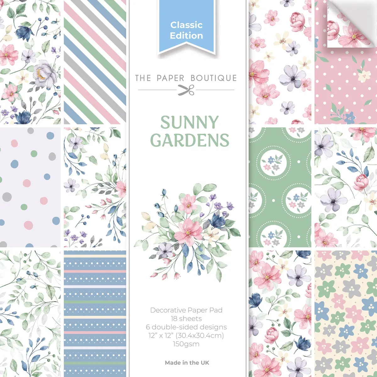 The Paper Boutique Sunny Gardens 12 In X 12 In Decorative Paper Pad 1